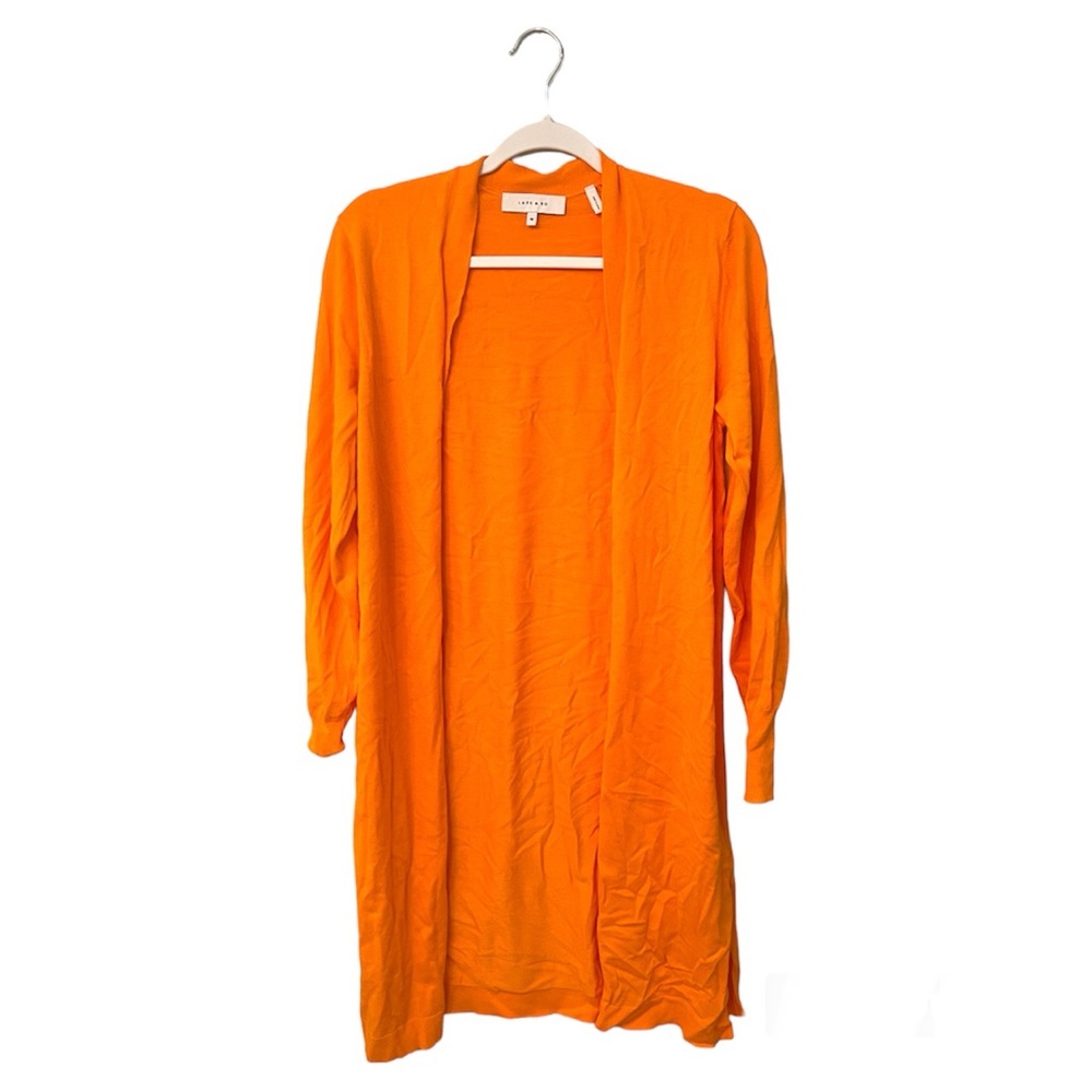 ☆ Long Orange Cardigan ☆